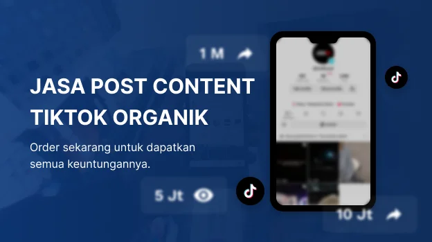Jasa posting konten TikTok
