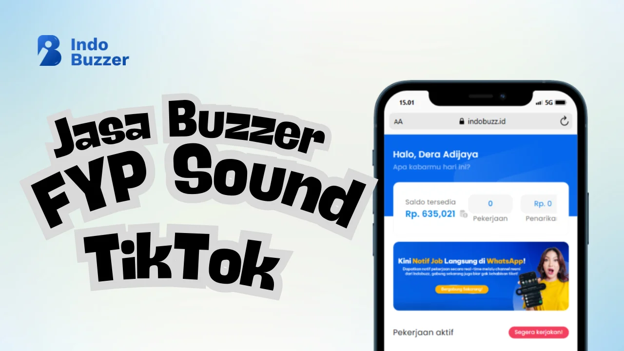 Jasa Buzzer FYP Sound TikTok – Indobuzzer.com