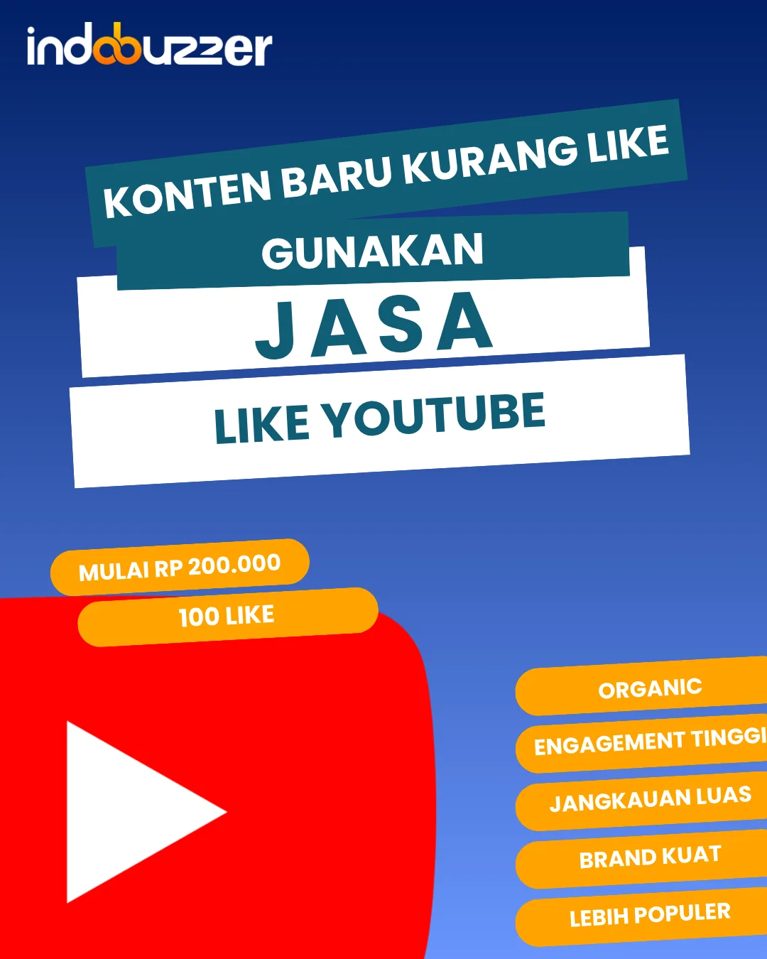 Konten Baru Kurang Like? Gunakan Jasa Like Youtube Buzzer