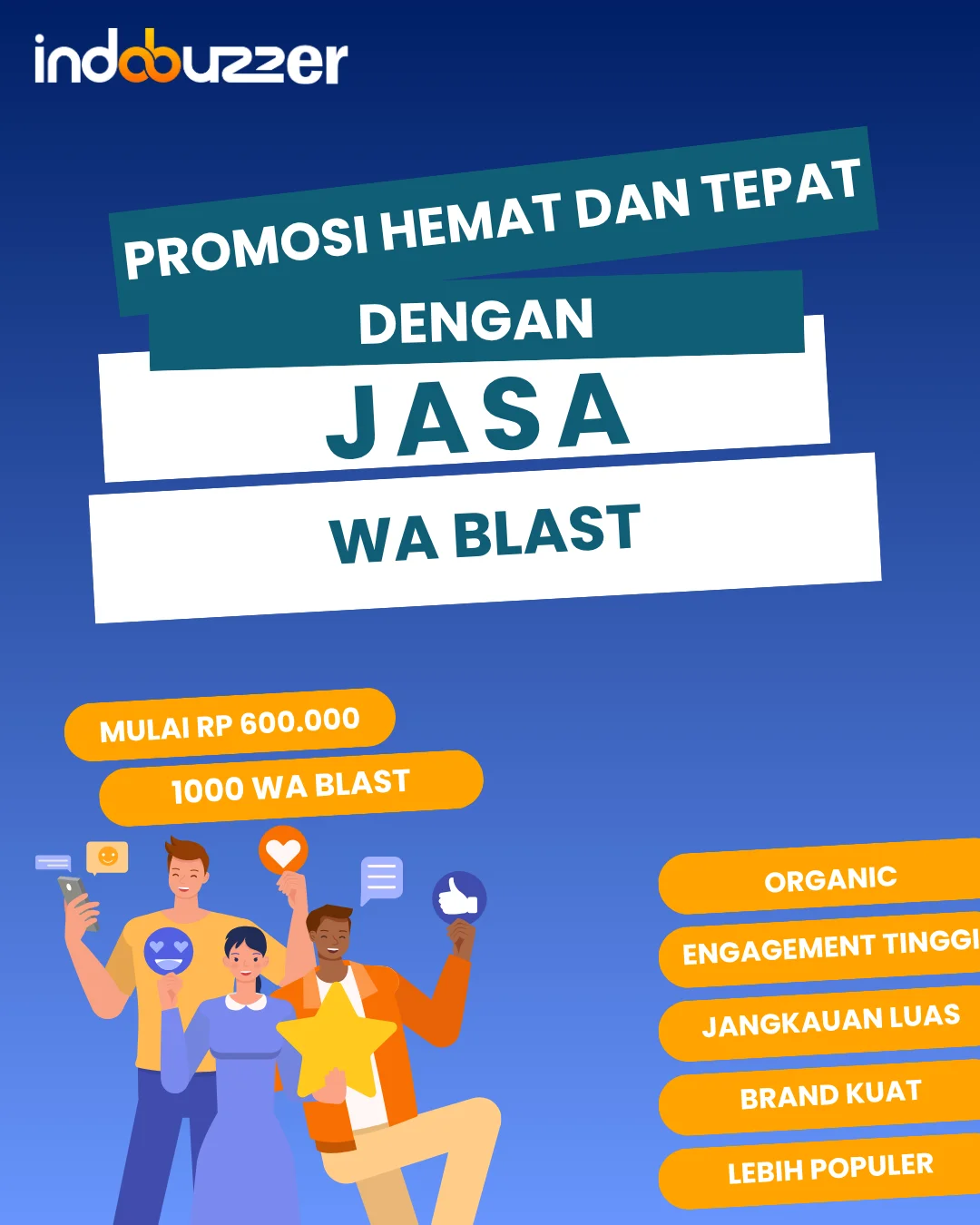 Promosi Hemat Dan Tepat dengan Jasa WA Blast