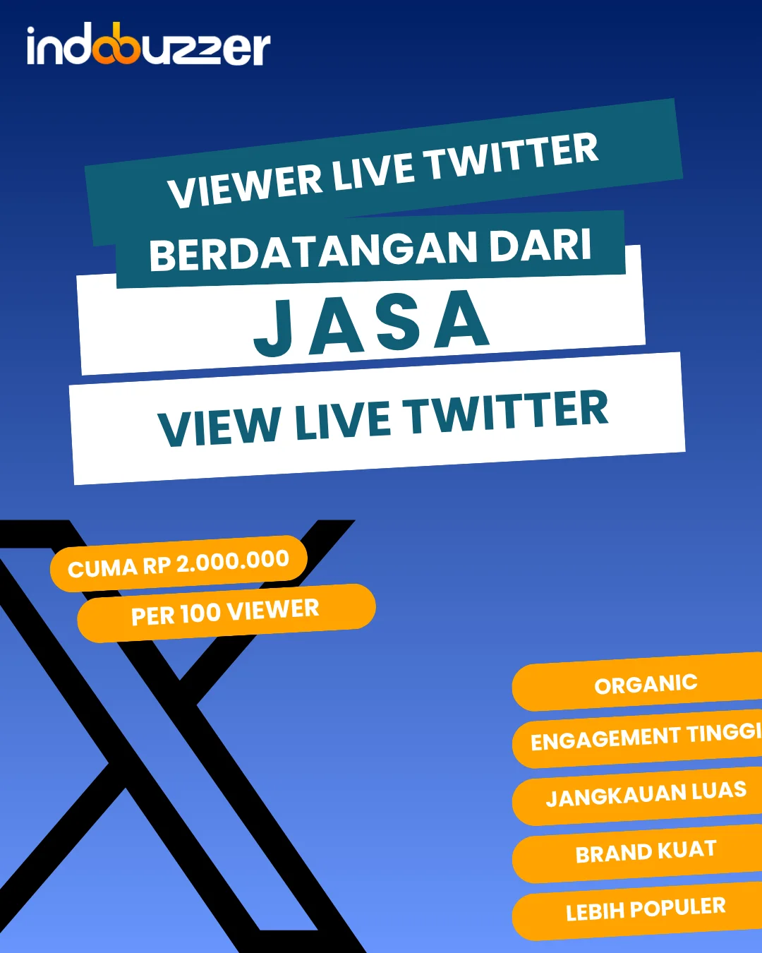 Viewer Live Twitter Berdatangan Dari Jasa View Live Twitter Buzzer