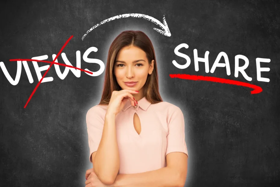 antara view dan share