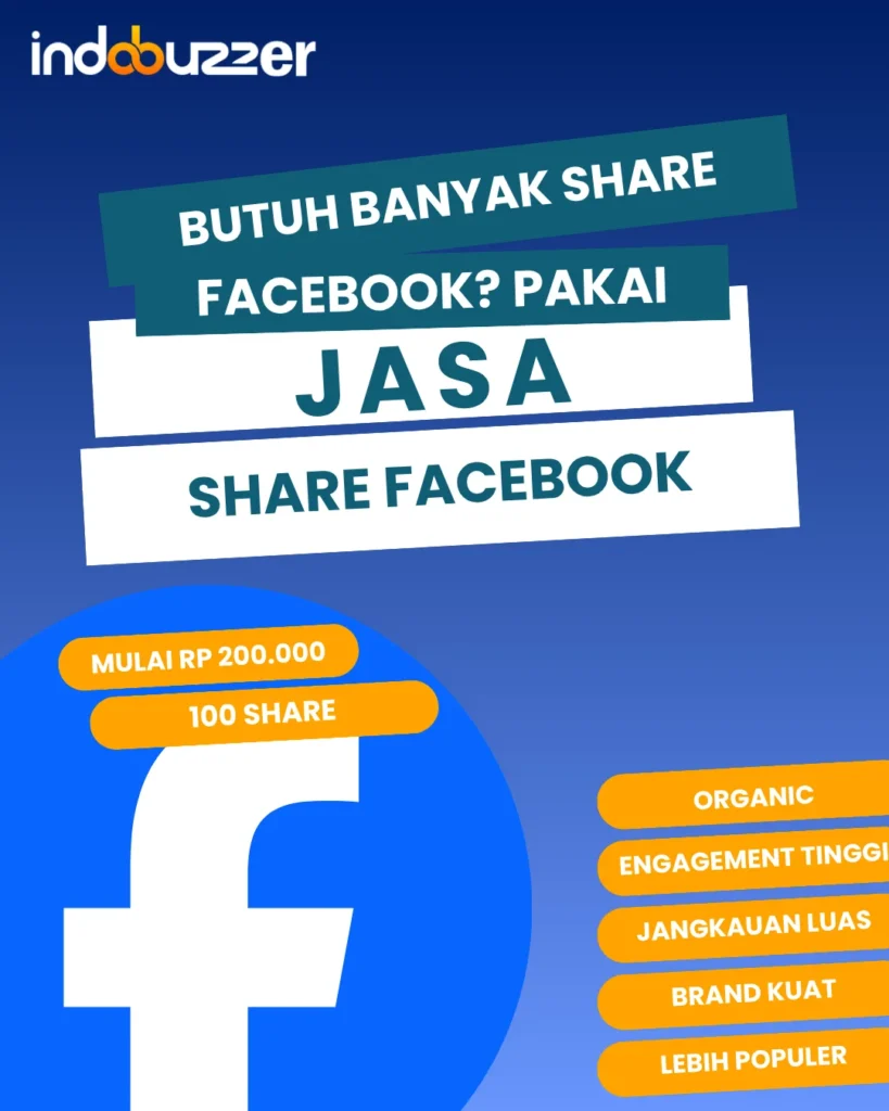 butuh banyak share facebook