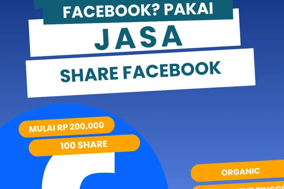 butuh banyak share facebook